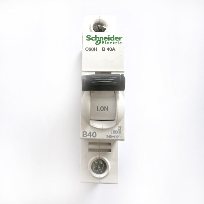 Schneider Electric iC60H B40A B40 40A 40 Amp MCB Circuit Breaker Type B